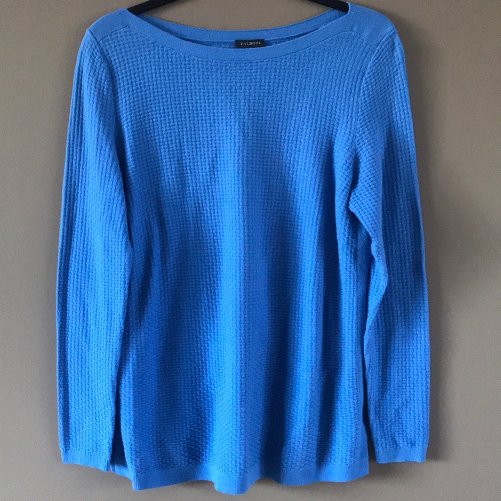Talbot blue sweater.